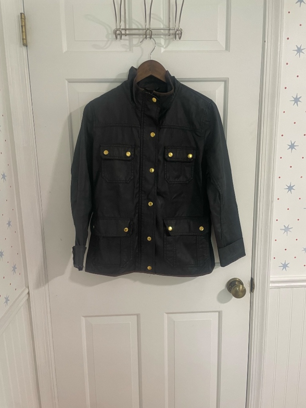J. Crew Downtown Field Jacket in Navy - Picture 2 of 6